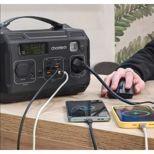 Зарядная станция  Choetech Portable Power Station 300W (BS002) - фото №9